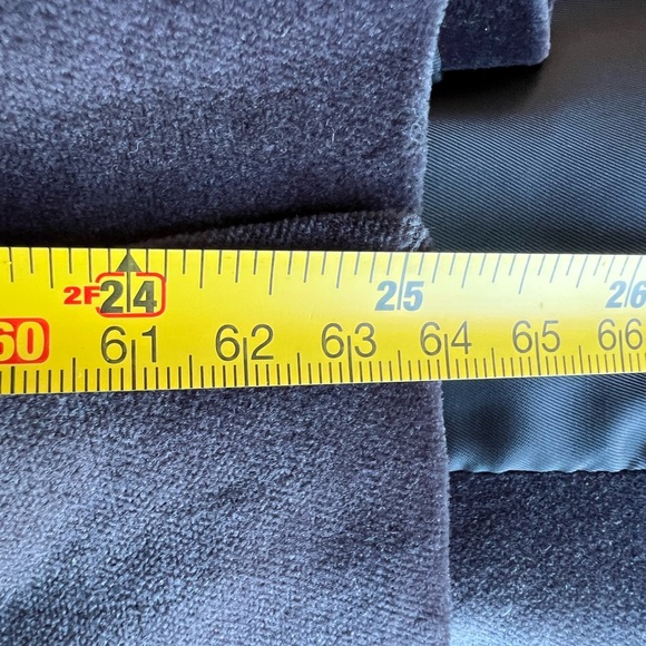 FRAME "The Classic" Velvet Blazer in Charcoal Gray - Picture 11 of 11